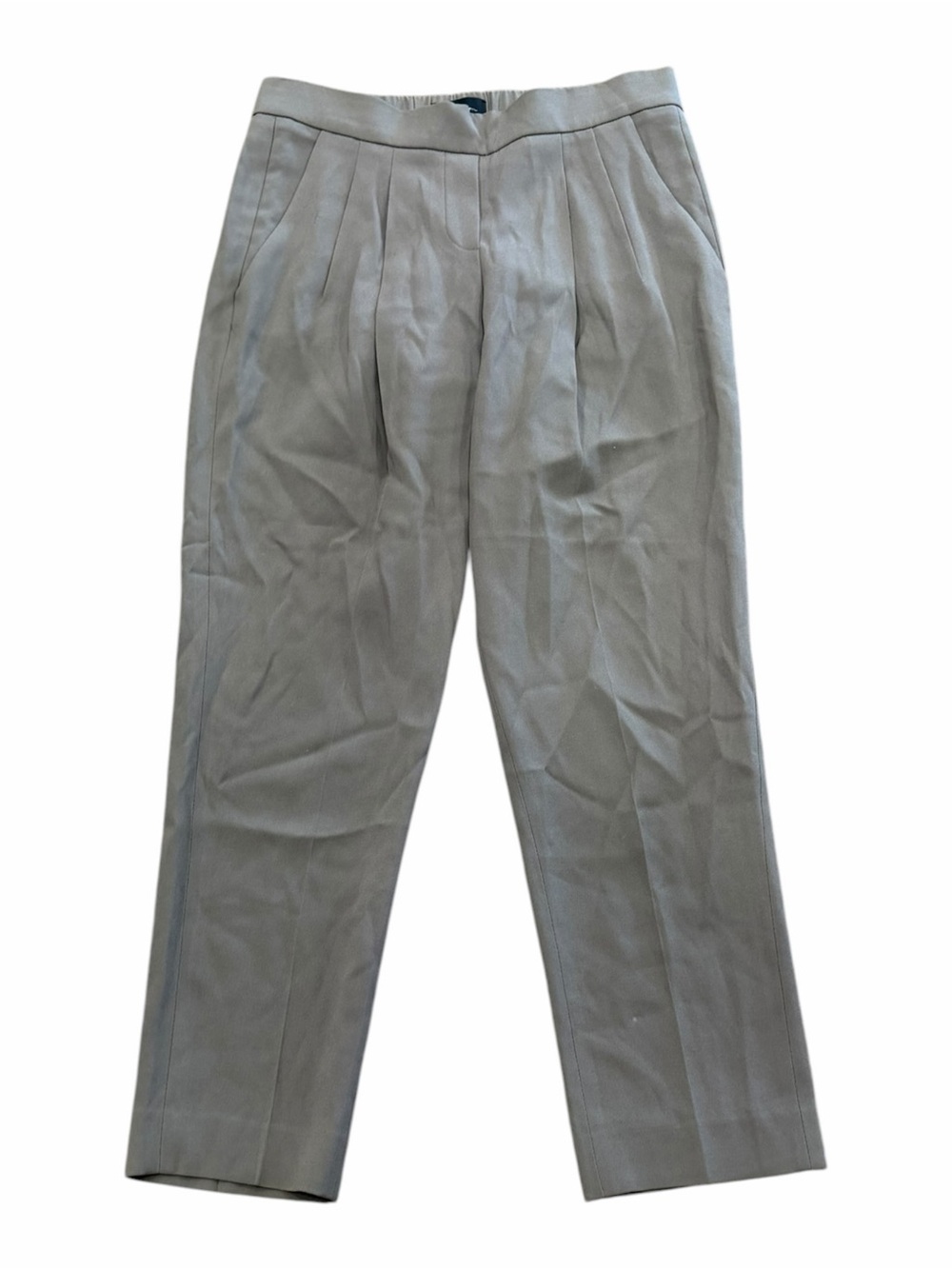 T. Babaton Coffee Brown Tapered Pleated Dress Pants 00